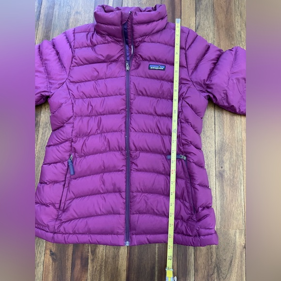 Patagonia Quilted Jacket purple girls XL - Picture 5 of 9